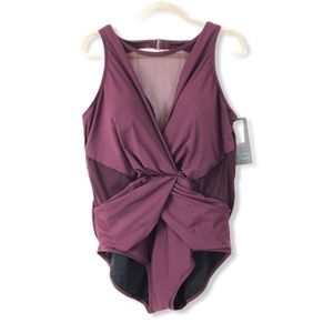 AQUA Green One Piece Swimsuit Bathing Suit